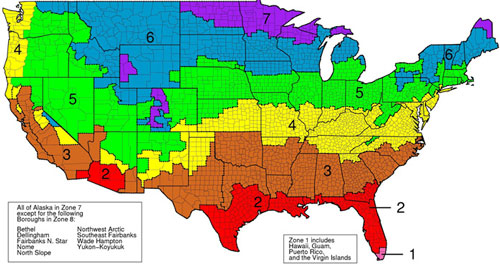 r-value insulation map based on climate in Florida